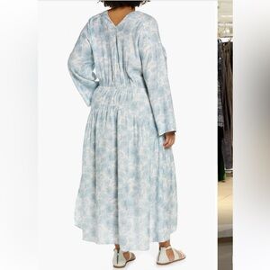 Floral Blue Maxi Dress